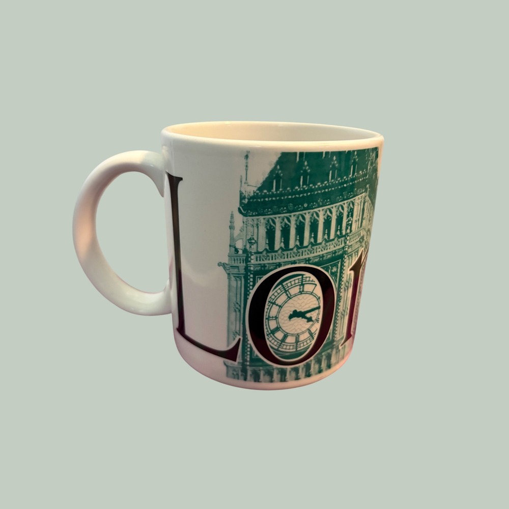 2002 Starbucks London City Mug Collectors Series England Big Ben